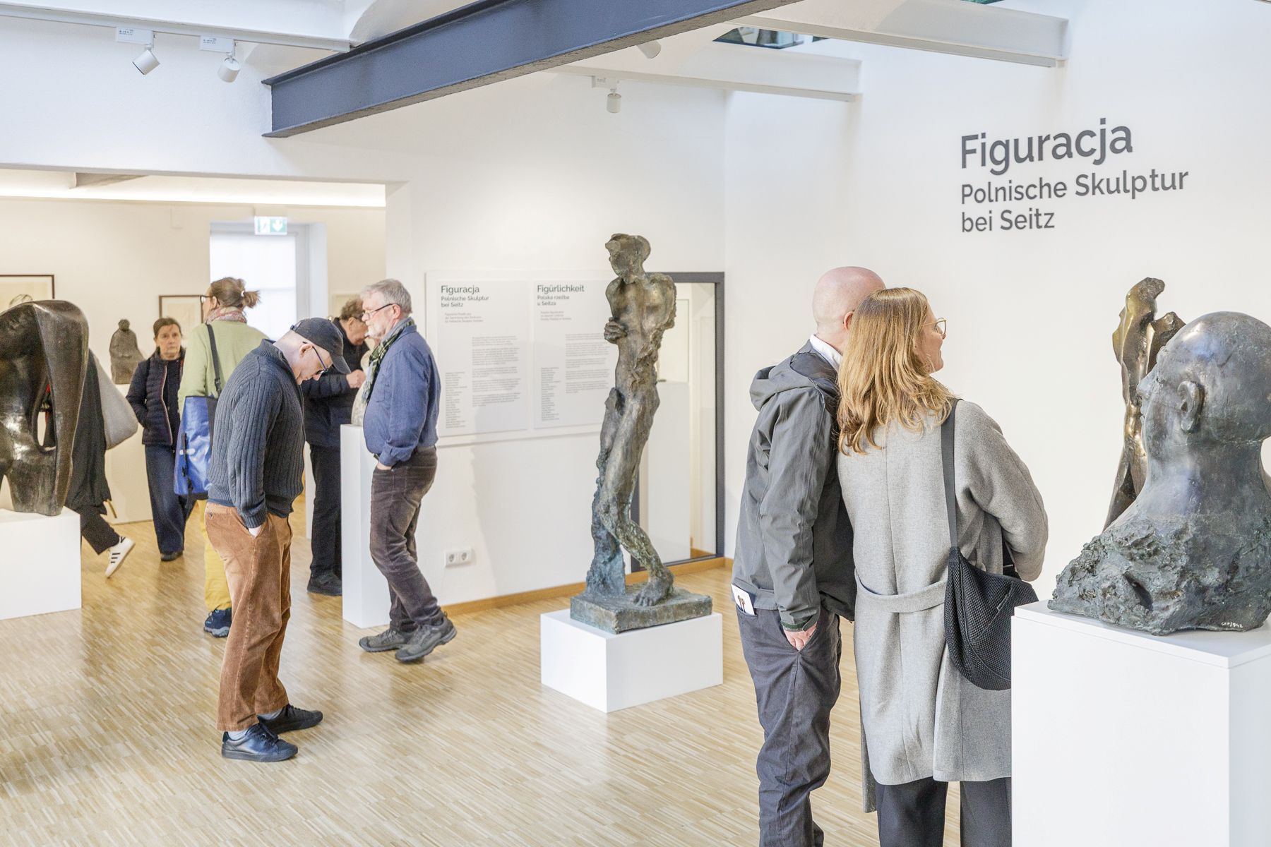 Austellung „Figuracja – polnische Skulptur bei Seitz“, Foto: Falk Wieland