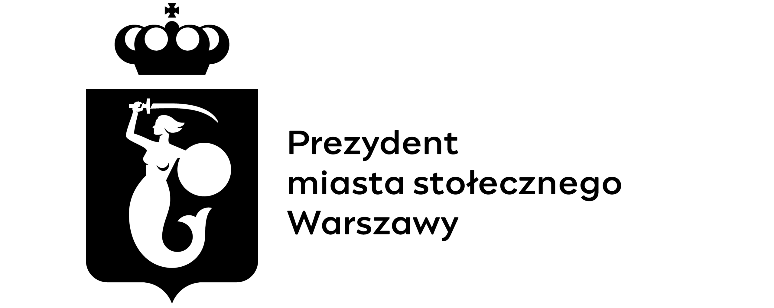 Warszawa znak RGB czarny Prezydent