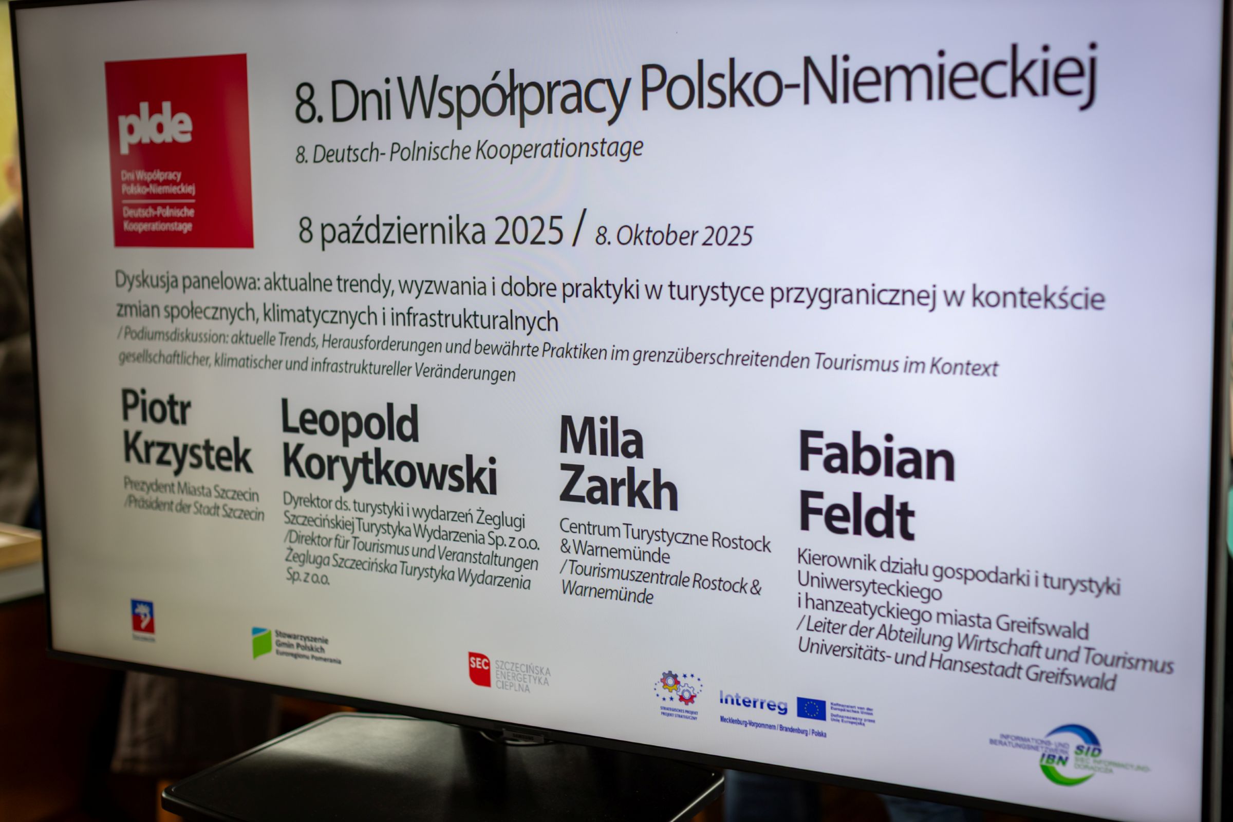 Podiumsdiskussion bei 8. DPKT in Szczecin, Foto: Büro des Stadtpräsidenten, Stadtverwaltung Szczecin