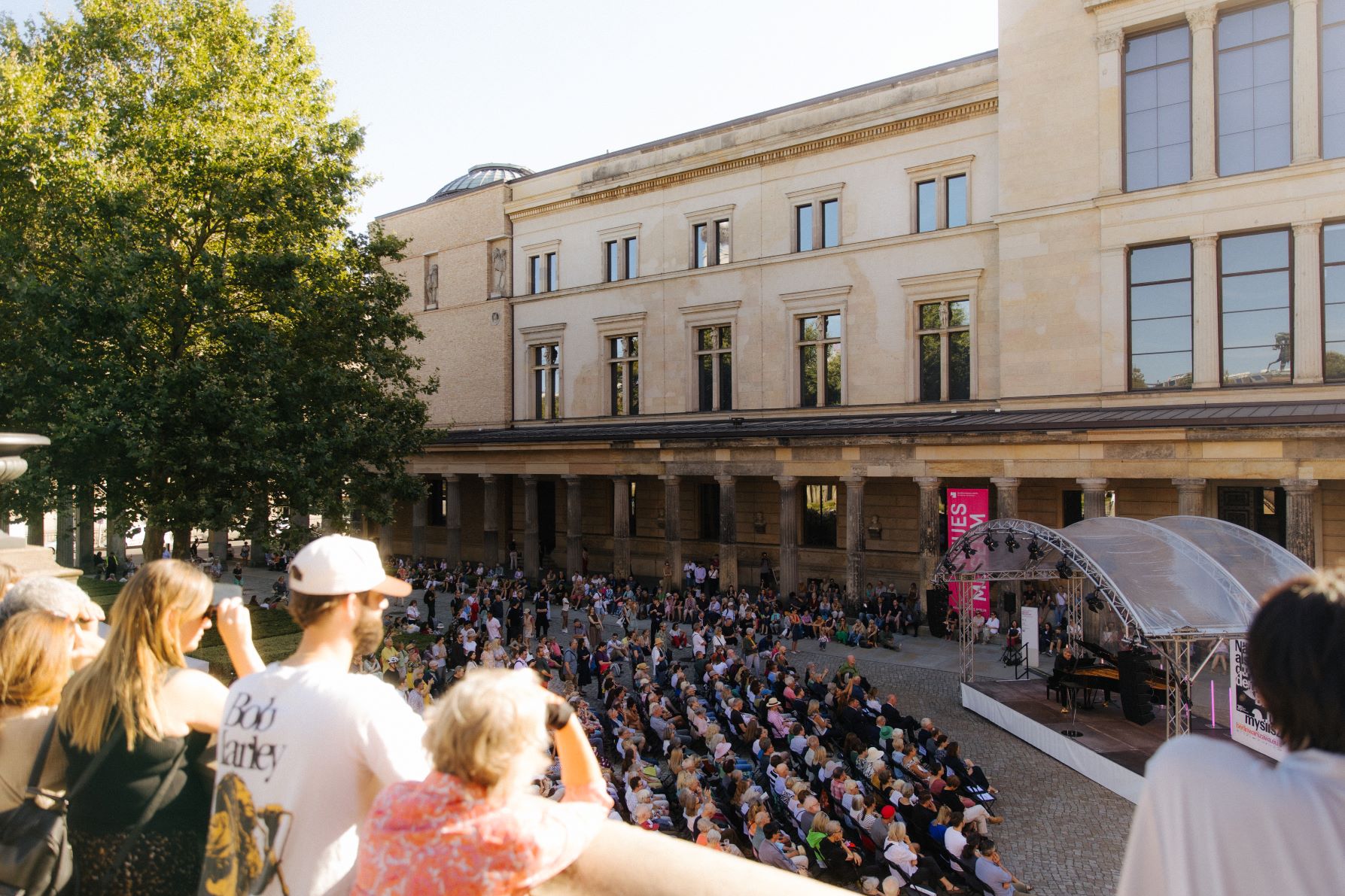 Auftaktskonzert im Kolonnadenhof der Alten Nationalgalerie am 12. August 2026, Foto: Antonina Polukhina