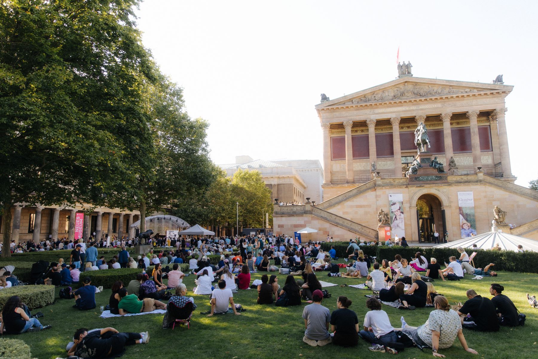 Auftaktskonzert im Kolonnadenhof der Alten Nationalgalerie am 12. August 2026, Foto: Antonina Polukhina