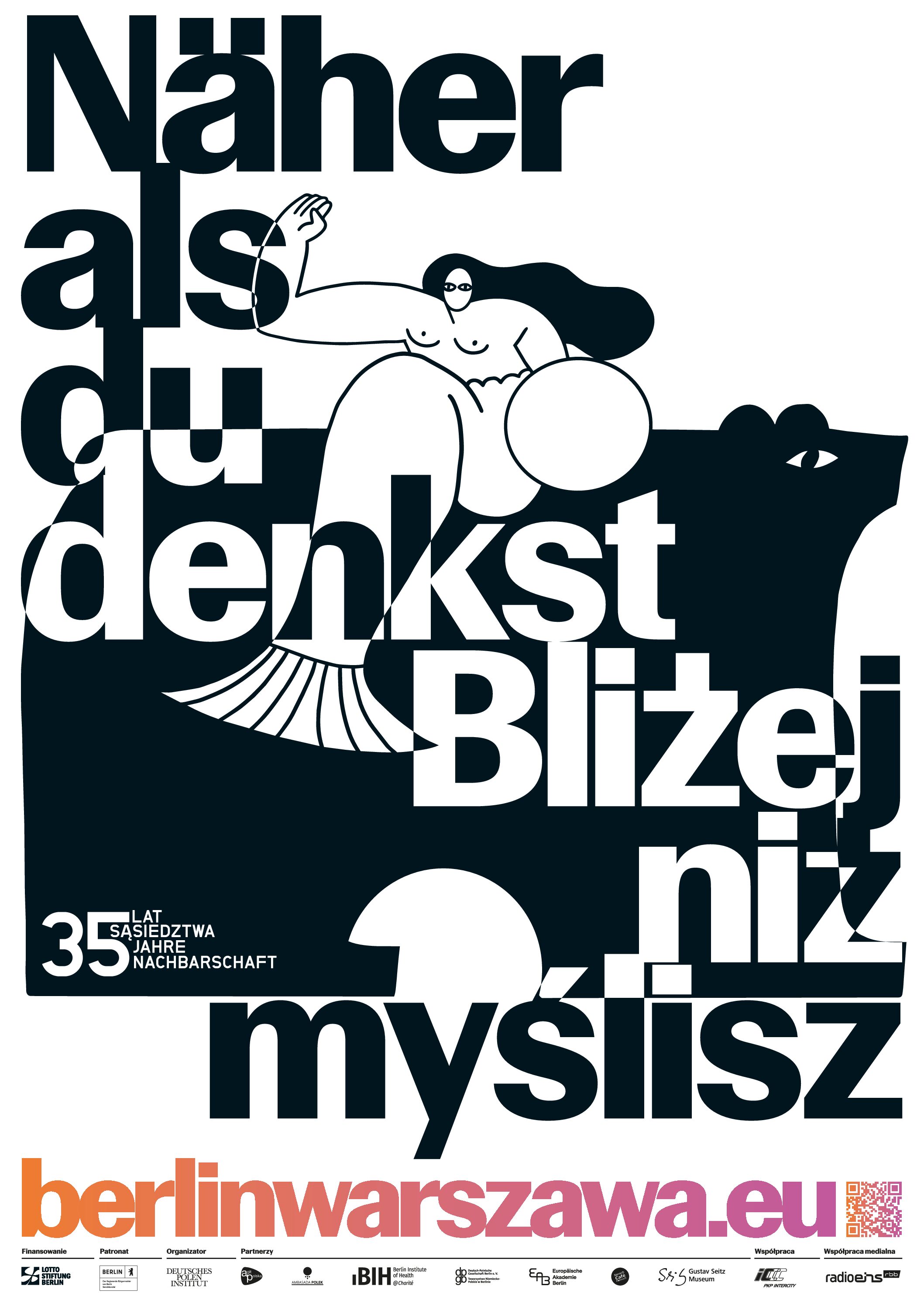 Plakat (polnische Version) Näher als du denkst | Bliżej niż myślisz, Design: Studio Lekko